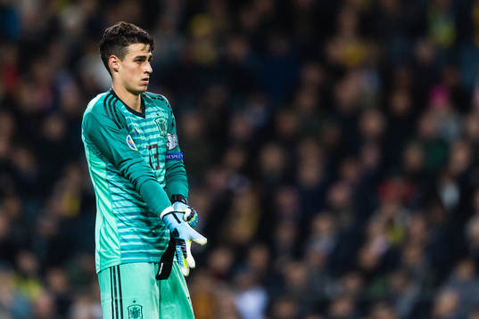 Goalkeeper Kepa Arrizabalaga of Spain
