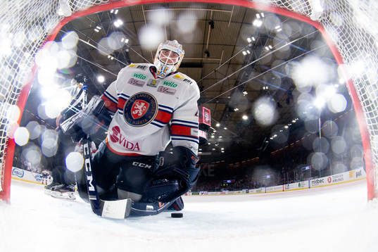 Växjös målvakt Viktor Andrén