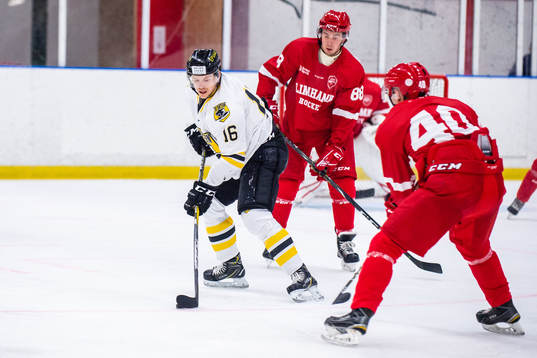 Panterns Nicklas Jadeland och Limhamns Philip Persson och