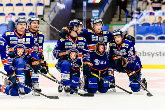 Växjös Matthew Bodie, Oliver Bohm och Brendan Shinnimin