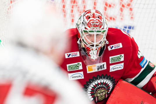 Frölundas målvakt Niklas Rubin