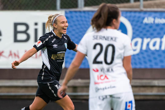 Göteborgs Emma Koivisto jublar