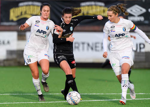 Växjös Sandra Lindkvist och Elin Karlsson