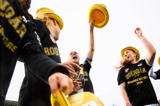 Rosengårds Caroline Seger och Glodis Perla Viggosdottir