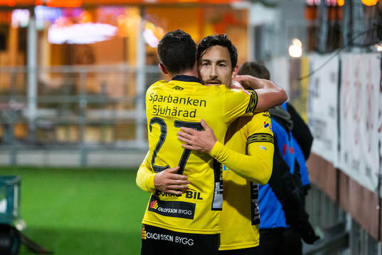 Elfsborgs Stefan Ishizaki jublar efter 1-2