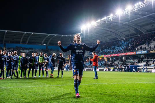 Djurgårdens Kevin Walker jublar
