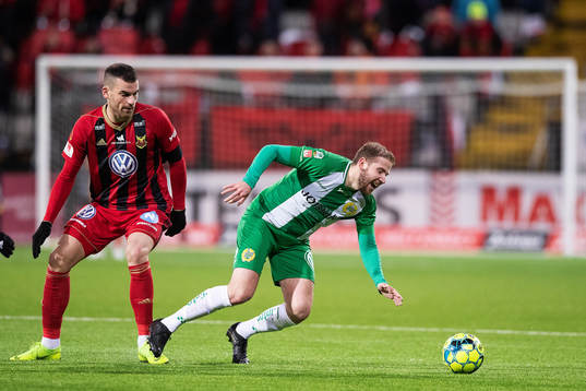 Östersunds Dino Islamovic och Hammarbys Darijan Bojanic