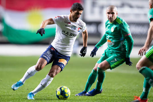 Örgrytes Ailton Almeida och Dalkurds Rawez Lawan