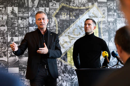 Sportchef Sonny Karlsson och assisterande sportchef Martin