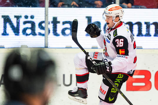 Malmö Redhawks Matias Myttynen jublar