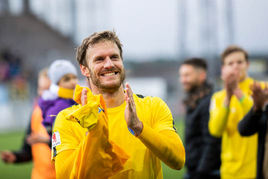 Falkenbergs Karl Söderström jublar