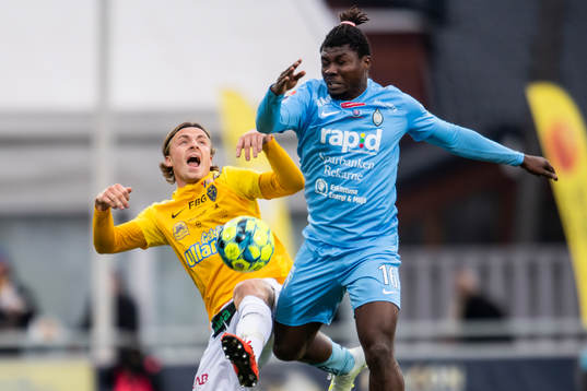 Falkenbergs Carl Johansson och AFC Eskilstunas