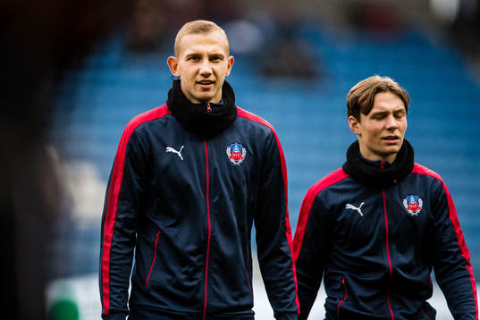 Helsingborgs Jakob Voelkerling Persson och Filip Sjöberg