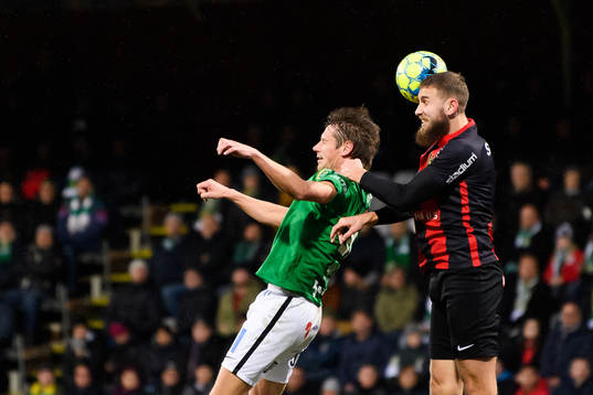 Jönköpings Jakob Orlov i nickduell med Brommapojkarnas