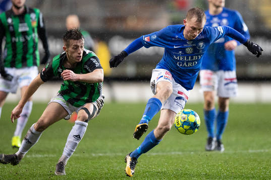 GAIS Leonard Pllana och Trelleborgs Albin Nilsson