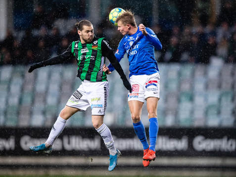GAIS Karl Bohm och Trelleborgs Niklas Bröndsted Vesterlund