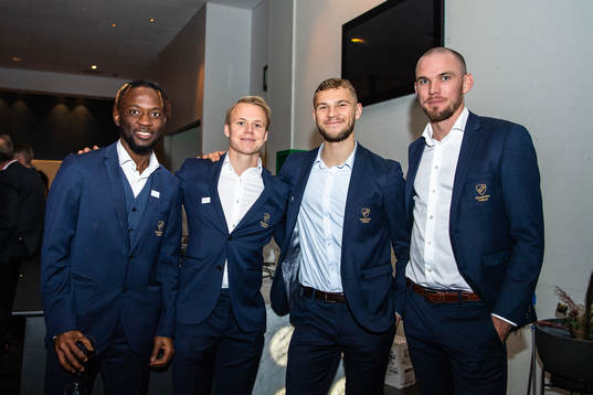 Djurgårdens Mohamed Buya Turay, Elliot Käck, Jesper