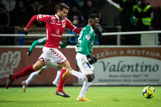 Kalmars Viktor Agardius och Brages Kristian Andersen