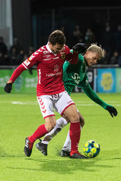 Kalmars Herman Hallberg och Brages Seth Kanteh Hellberg