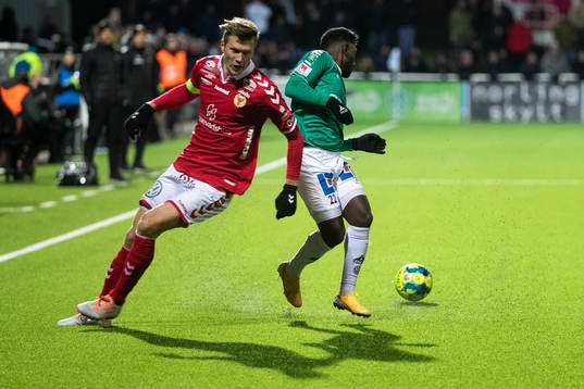 Brages Kristian Andersen och Kalmars Viktor Agardius