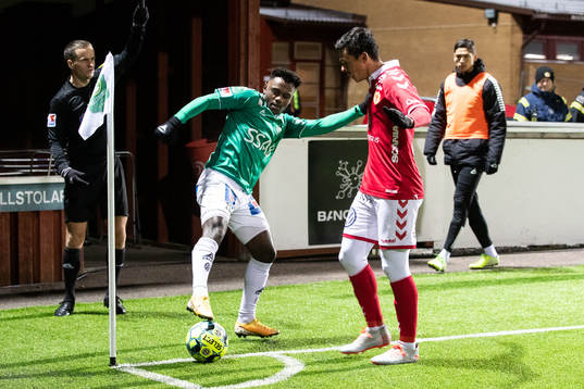 Brages Kristian Andersen och Kalmars Romário Pereira