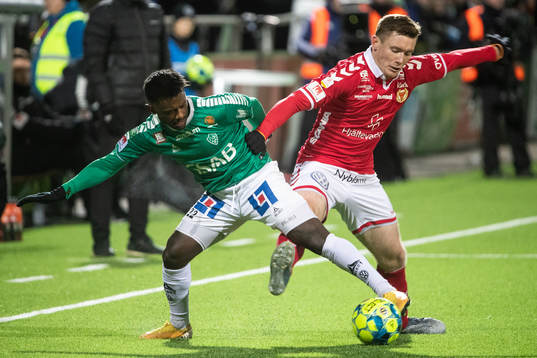 Brages Kristian Andersen och Kalmars Viktor Agardius