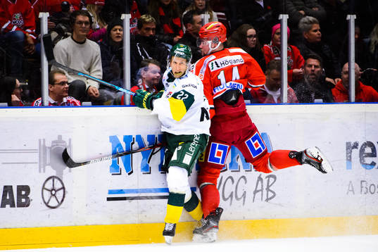 Björklövens Fredric Weigel och Modos Henrik Björklund