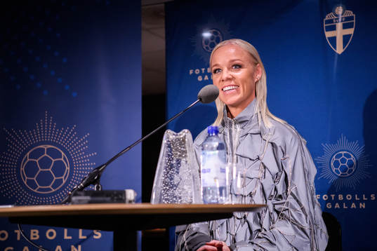 Caroline Seger vinnare av Diamantbollen