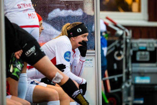 Maria Dybwad Brochmann of Sandviken looks dejected