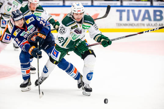 Växjös Jacob Forsbacka-Karlsson och Färjestads Linus