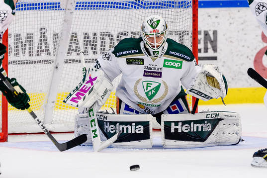 Färjestads målvakt Markus Svensson