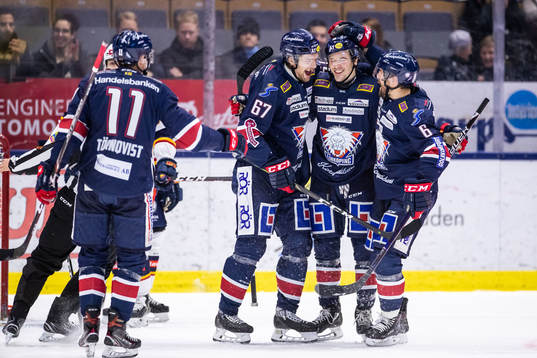 Linköpings Jarno Kärki jublar