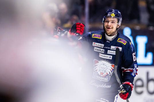 Linköpings Jarno Kärki jublar