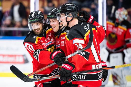 Luleås Daniel Sondell, Erik Gustafsson och Jonas Berglund