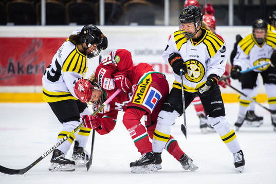 Brynäs Michela Cava. Och Johanna Olofsson mot Modos Ronja