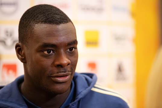 Ken Sema of the Swedish national football team