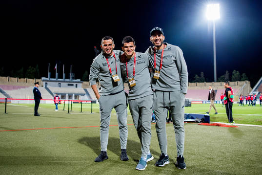 Omar Elabdellaoui, Tarik Elyounoussi and Haitam Aleesami of