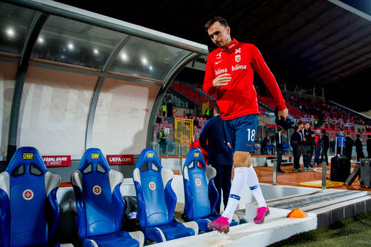 Ole Kristian Selnæs of Norway ahead of the UEFA Euro Qualifier football match between Malta and Norway on November 18, 2019 in Ta'Qali.