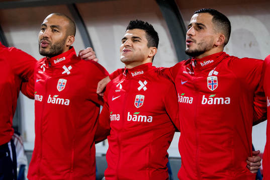 Haitam Aleesami, Tarik Elyounoussi and Omar Elabdellaoui of