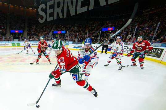 Frölundas Nicklas Lasu och Oskarshamns Robin Söderqvist