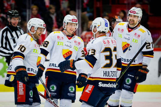 Djurgårdens Niclas Bergfors, Olle Alsing,  Patrik Berglund