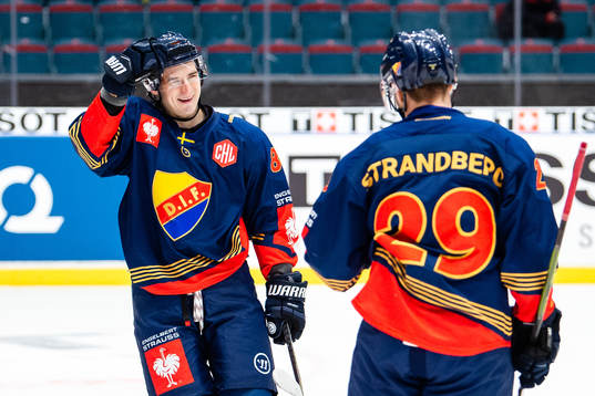 Michael Haga and Sebastian Strandberg of Djurgården