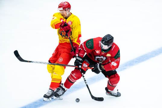David Ullström of Biel-Bienne and Max Friberg of Frölunda