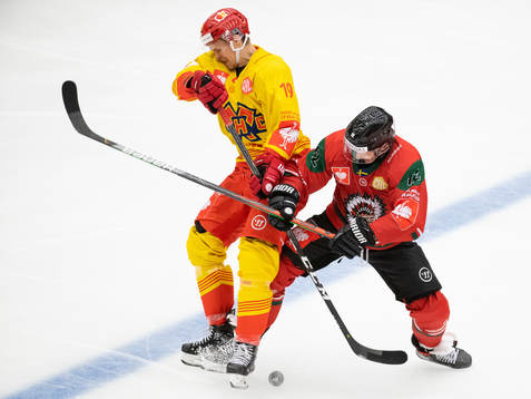 David Ullström of Biel-Bienne and Max Friberg of Frölunda