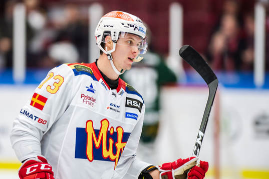 Malmö Redhawks Christoffer Forsberg jublar