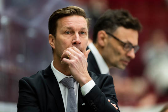 Färjestads huvudtränare Johan Pennerborn