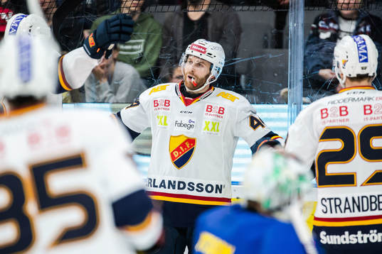 Djurgårdens Mattias Guter jublar