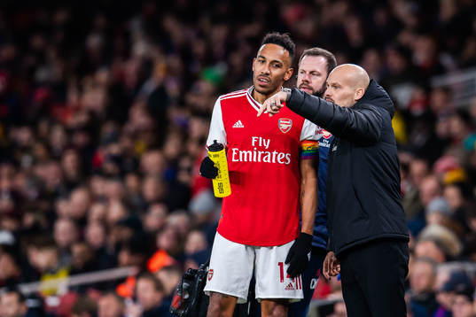 Pierre-Emerick Aubameyang and Fredrik Ljungberg, interim