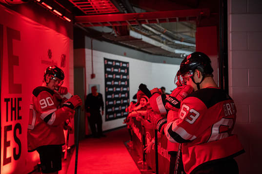 New Jersey Devils Jesper Boqvist and Jesper Bratt