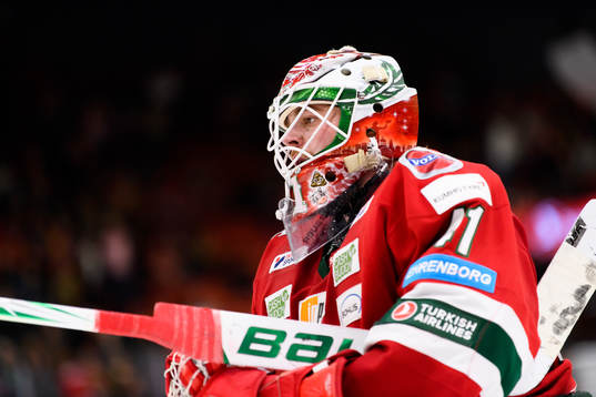 Frölundas målvakt Niklas Rubin